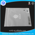 Matte surface plastic bag with ziplock and logo